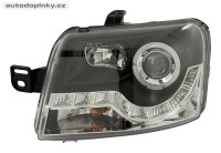 P�edn� sv�tla (lampy) �ern� + DRL denn� sv�cen� Fiat Panda -- od roku v�roby 2003-