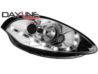 DAYLINE přední světla Fiat Bravo 07-10 chrom DAYLINE přední světla Fiat Bravo 07-10 chrom