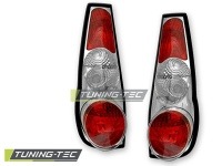 Zadní světla, lampy Fiat Punto, 1993-1998, čiré/chrom Zadní světla, lampy Fiat Punto, 1993-1998, čiré/chrom