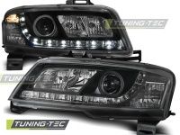 Přední světla Fiat Stilo 3.dveř., 2001-2008, LED Daylight, černé black Přední světla Fiat Stilo 3.dveř., 2001-2008, LED Daylight, černé black